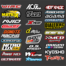 Stickers Sponsors personnalisés Quadri (A4)