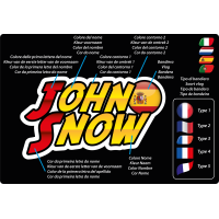 Gepersonaliseerde holografische naamstickers (A4)