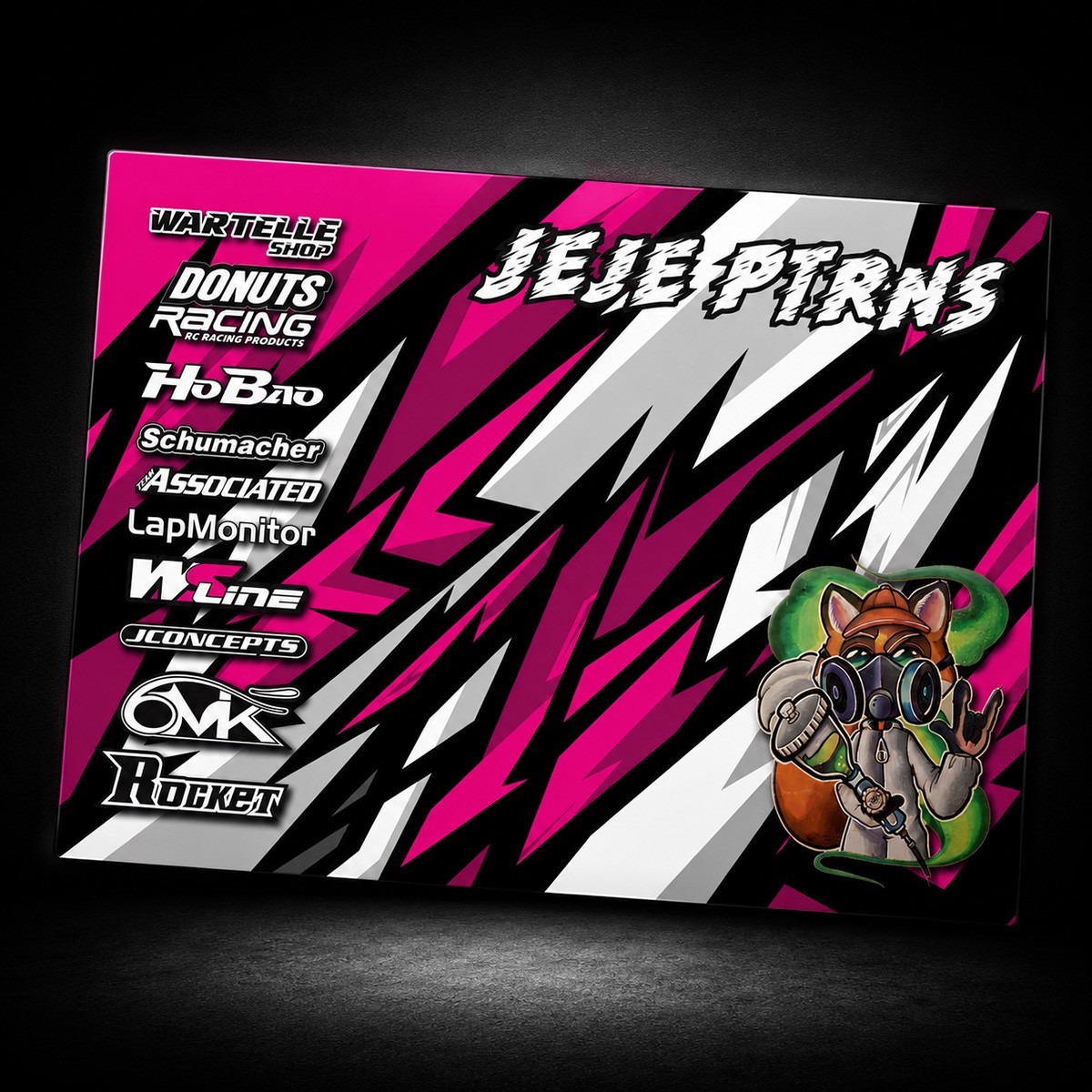 Placa de ajuste personalizada de 1/8 - 590x430 mm