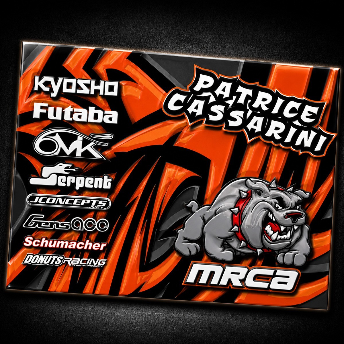 Placa de ajuste personalizada de 1/10 - 400x340mm