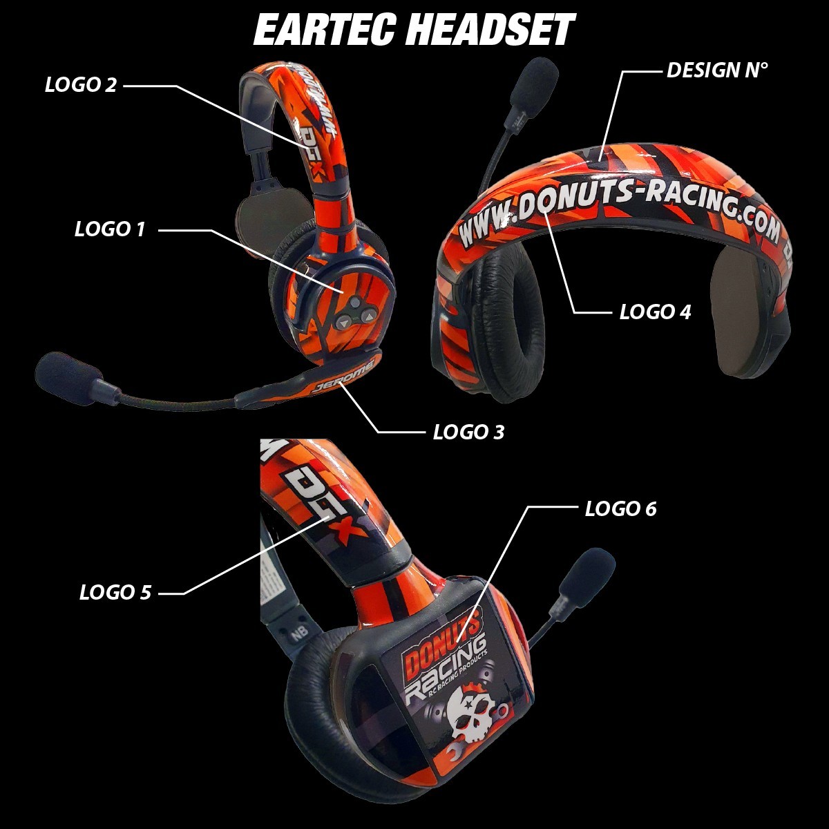 Skin casque de communication - Couleur