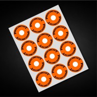 Adhesivos personalizables para llantas (12 unidades)