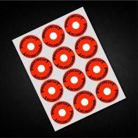 Adhesivos personalizables para llantas (12 unidades)