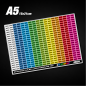 CST Oil Viscosity Grade Stickers for Shocks (A5)