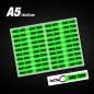 Customizable body clip tabs (20)