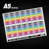 Stickers voor stabilisatorstangen (14 sets)