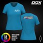 Camisola com decote em V para mulher, personalizável
