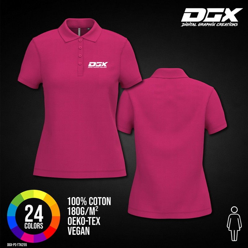 Polo para mulher personalizável Polo para mulher personalizável