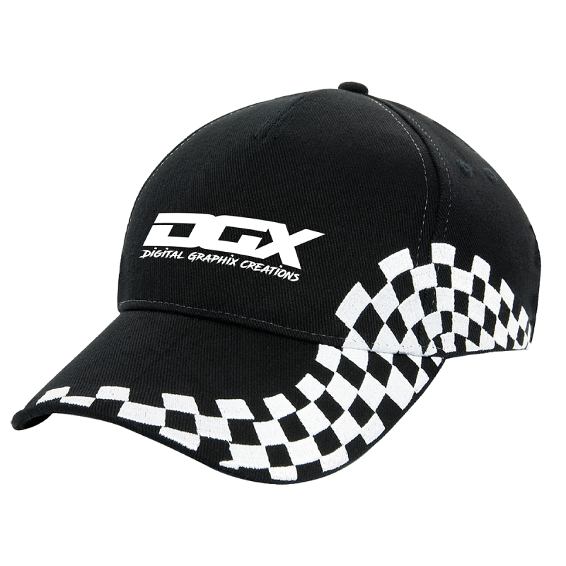 Gorra de carreras personalizable